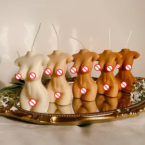 Özel etiket aromaterapi kokulu çıplak kadın Torso çıplak kadın vücut şekilli mumlar - Product Image 1