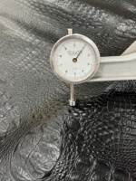 Cuir de vachette véritable de qualité supérieure, grain de crocodile embossé, chaises, canapés et armoires de luxe, accessoires de rembourrage sur mesure
