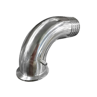 Raccord de tuyau à embout unique sanitaire en acier inoxydable 304/316 Wensen - Embout fileté