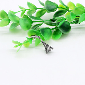 Colgante de la Torre Eiffel de yunnique, dije de acero inoxidable para pulseras, accesorios de joyería DIY, regalo - Product Image 3