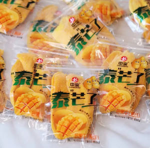 Mangues séchées thaïlandaises Zhongbao, tranchées, saveur originale, 500g, goût sucré, en-cas prêts à manger, fabricant de mangues séchées, fruits secs - Product Image 4