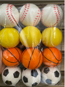 Pelota Antiestrés de Espuma PU de 63mm, Alivia la Presión, Juguete Inflable para la Playa, Certificado EN71, MR42S Deskjoy - Product Image 2