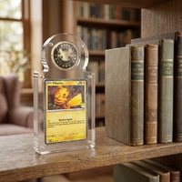 Boîte de présentation en acrylique compatible avec les cartes 2026 et les cartes promotionnelles, rainurée avec précision pour cartes à collectionner TCG