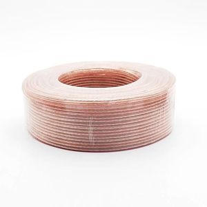 สายลำโพงโปร่งใสสีทอง & เงิน/ทองแดงชุบดีบุกสีดำและสีแดง2*1.5มม. มีความยืดหยุ่นสายลำโพงเสียง - Product Image 4