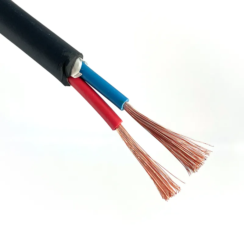 Flexibele, Beweegbare Kabel Met Meerdere Strengen Van 2*4mm2 Rubber Voedingskabel Voor Onderwater Visfabriek