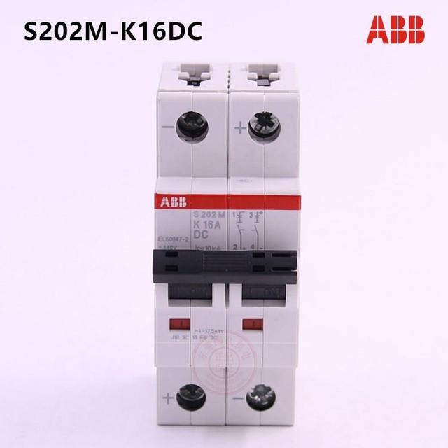 A.B B DC Circuit Breaker S202M-K6UC S202M-K10UC S202M-K16UC