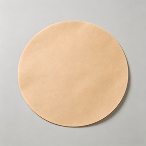 Natural Kraft & White Round Perforated Steaming Paper 36GSM 38GSM <b>Non</b> <b>Stick</b> Food Grade Paper for Bao and Dumpling Making - Product Image 4