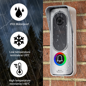 Tuya thông minh 4-wire <span class=keywords><strong>video</strong></span> chuông cửa Night Vision không thấm nước hệ thống <span class=keywords><strong>intercom</strong></span> ngoài trời Mạng màu máy ảnh căn hộ 4-wire Cáp - Product Image 6