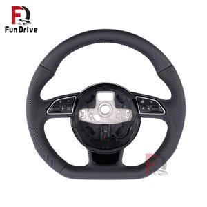 พวงมาลัยหุ้มหนังสำหรับ <span class=keywords><strong>Audi</strong></span> S4 B8.5 S3 8V A4 B8.5 RS5 RS7 B9 Q3 Q5 Rsq8 S7 Q5 S4 B8 Q8 S6 8T C7.5 B9 Q3 <span class=keywords><strong>RS</strong></span> Q8 - Product Image 3