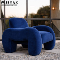 WISEMAX FURNITURE Canapé-lit simple moderne de style nordique, luxueux et confortable, avec revêtement rembourré, pour hôtel, villa, appartement, maison