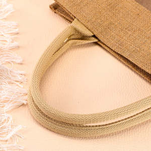 Bolsas de yute impermeables de gran capacidad Gahumi, patrón de letras, venta al por mayor, elementos esenciales para compras - Product Image 4