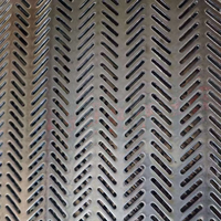 Plaque de treillis métallique noire à armure simple perforée avec un design durable et élégant pour les machines minières