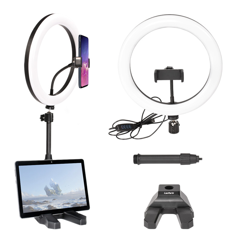 Lanparte Aros De Luz 16 видов цветов изменить фотографию Live 10 дюймов кольцевой светильник фотографический светильник ing Ring светильник s