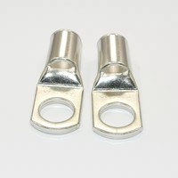 Cosses de fil robustes câble de batterie oeillets en cuivre étamé connecteurs de bornes à anneau SC tubulaires avec kit d'assortiment de trous d'espion