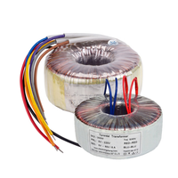 Transformador Toroidal de Potencia, 220V 240V 50-0-50 1000W-5000W, Monofásico, Completamente de Cobre, con Certificación CE, para Inversores
