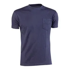 Magliette - 634 S Industrial - Colore: Blu navy - Tasca sul petto. Collo rotondo. 100% cotone da 140 gr/m. - Product Image 2