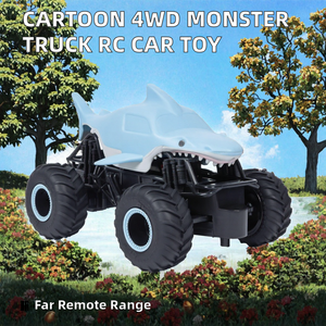 1:20 Shark Monster Truck 4WD RC <b>Car</b> 4 Channel Electric <b>Off</b> <b>Road</b> <b>Remote</b> <b>Control</b> Toy for Kids - Product Image 2