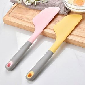 Ensemble de spatules de cuisson en silicone antiadhésives, résistantes à la chaleur, personnalisées pour la cuisine, avec poignée déportée, en plastique doré imprimé, pour galettes de poisson - Product Image 4