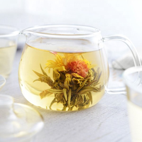 Chinois fait à la main 20 saveurs fleurs naturelles belle fleur fleur boule de thé boule de fleur artistique saveur de fruits personnalisée accepter