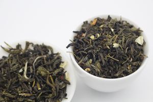 วัตถุดิบพิเศษสำหรับชาเขียวมะลิที่ไม่มีคาเฟอีน Genmaicha พร้อมข้าวคั่วใบหลวมออร์แกนิก - Product Image 5