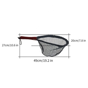 Tay cầm bằng gỗ thép không gỉ gấp <span class=keywords><strong>Fly</strong></span> Fishing Landing <span class=keywords><strong>Net</strong></span> - Product Image 5