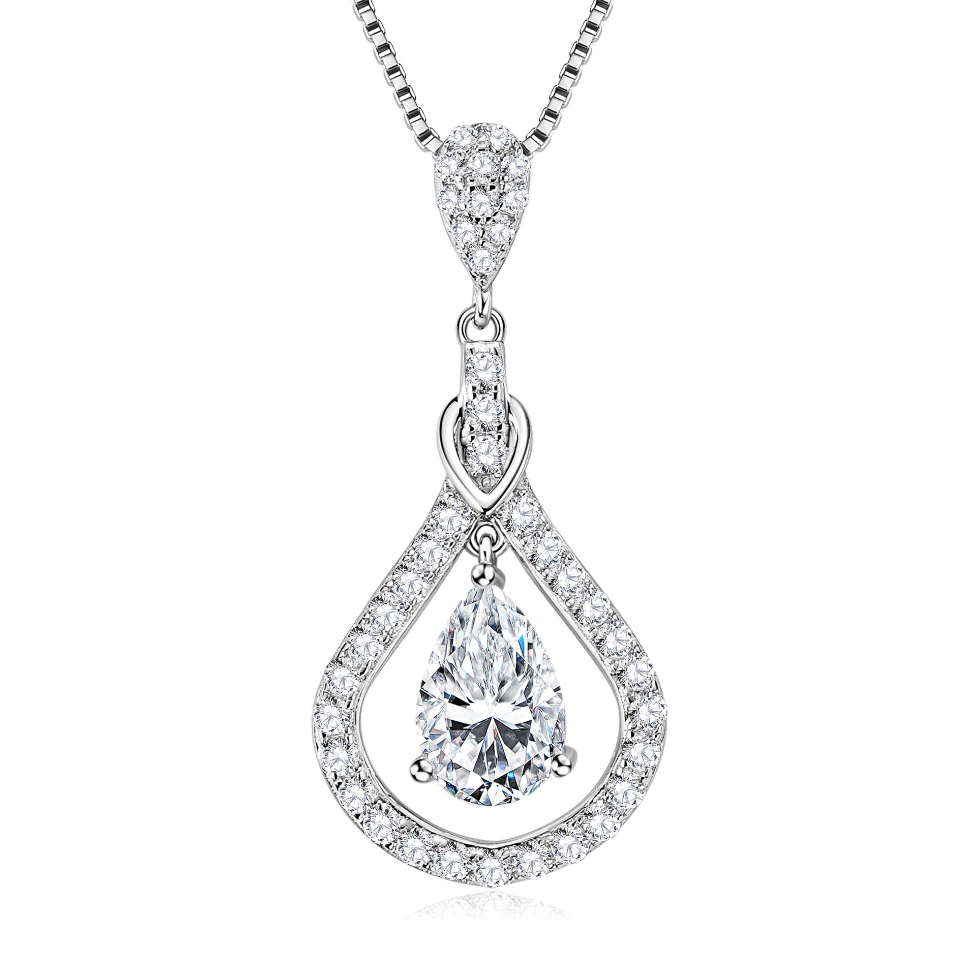 Collier intelligent[KPlatine]6x9mm