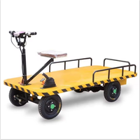 LS-MonsterC Transporteur de marchandises agricoles, petit camion électrique à plateau, mini chariot électrique, chariot utilitaire à quatre roues