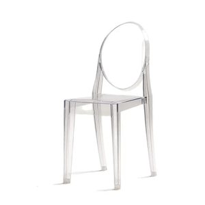 Silla Apilable de Lujo Nórdico Moderno, Muebles Elegantes de Acrílico Transparente de Primera Calidad para el Hogar, Restaurante, Cafetería - Product Image 1