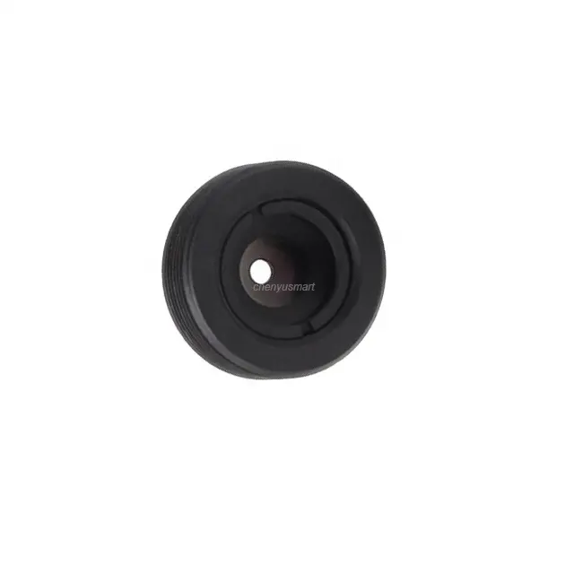 Lente de vidro único de 3,7 mm M12 pinhole para campainha, lente de monitoramento de segurança com foco fixo de 1/3"