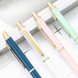 Personalized Cute Gold Ballpoint Smooth 0.7Mm Black Ink, Stylish Writing <b>Pens</b> for Women, Men, Gifts - Product Image 2