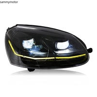 Nouveaux phares 12V pour VW Golf 5 Mk5, lentille de projecteur, signal dynamique, phare DRL 70W 4000 Lm, accessoires automobiles