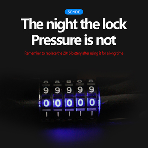 SENDE <strong>Combination</strong> Steel Cable <strong>Bike</strong> <strong>Lock</strong> 5 Digit Smart Bicycle Cable <strong>Lock</strong> Bicycle Accessories Electric Scooter <strong>Lock</strong> <strong>Bikes</strong> - Product Image 4