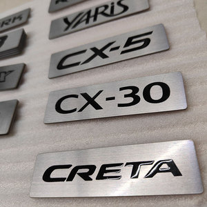 Công nghiệp khắc nhôm thẻ tùy chỉnh kim loại dập nổi tấm biển để nhận dạng máy - Product Image 3