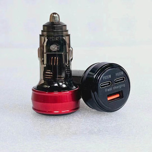 Chất lượng cao 85W 3 cổng 1USB 2 loại C xe sạc 30W & 30W & 25W PD siêu nhanh sạc xe Sạc adapter cho iPhone Samsung - Product Image 6