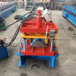 Roof Tile Ridge Machine House Roof Top Hydraulic Cutting System Tile Roll Forming Making Machinery