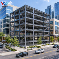 Structure en acier WZHG pour les bâtiments de bureaux à plusieurs étages et les projets immobiliers commerciaux