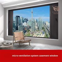 Ventana de microventilación DEMEA, nuevo diseño, estilo abatible, resistente al viento, insonorizada y con aislamiento térmico,