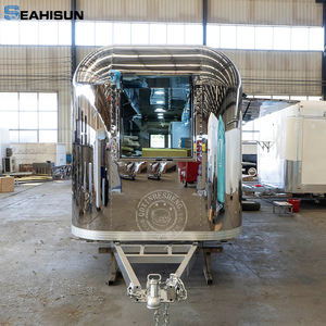 14 Ft Food Trailers Volledig Commerciële <span class=keywords><strong>Service</strong></span> Apparatuur Keuken Ijssalon Levering Food Cabine Koffieaanhangwagen Mobiele Food Truck - Product Image 4