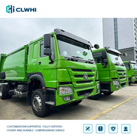 Nouveau camion à ordures compacteur arrière Howo 6x4 12M³ 340HP Euro 6, camion à ordures de grande taille, compacteur de déchets Howo