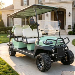 Voiturette de golf électrique 2 places avec sièges respirants et souples, suspension stable et confortable, idéale pour les centres de villégiature et les loisirs en bord de mer - Product Image 1