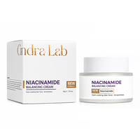 Crème équilibrante à la niacinamide et à l'acide hyaluronique, hydratante, anti-âge, éclaircissante, soin de la peau pour tous les types de peau, marque privée