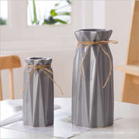 Vase à fleurs en céramique moderne JingRui V-5, toucher naturel, pour décoration de mariage et de maison, vente directe d'usine
