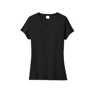 Camiseta Casual Ecológica para Mujer, Cuello en V, Algodón de Primera Calidad, Manga Corta, Secado Rápido, Antiarrugas, Transpirable - Product Image 1
