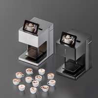 Mesin Cetak Latte Art 3D Multifungsi, Printer Kopi Flatbed, Tinta Makanan, Mesin Cetak Makanan untuk Toko Kopi