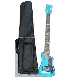 Weifang Rebon mini chitarra elettrica da viaggio a 6 corde con dimensioni ridotte