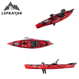 2025 Factory 12FT Fin Drive Kayak Pedal Kayak HDPE Water Craft para uso <span class=keywords><strong>de</strong></span> una persona para <span class=keywords><strong>pesca</strong></span> al aire libre y juegos <span class=keywords><strong>de</strong></span> agua - Product Image 4