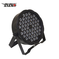 Meilleur club KTV 64 RGB Flat Par Lumières LED intérieures Effets de scène Éclairage DJ 54 LED Par Can Lights