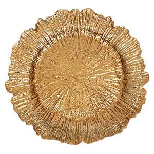Liyonda da 13 pollici piatto rotondo piatto in plastica con motivo solido per <span class=keywords><strong>sottopiatti</strong></span> eco-compatibili per matrimoni e feste - Product Image 5