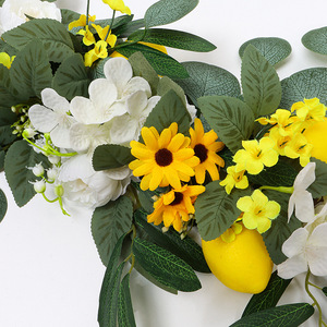 Vigne artificielle de citron Zongwang à suspendre, 30cm-100cm, fleur en soie, décoration intérieure, accessoires de mariage et d'extérieur - Product Image 4