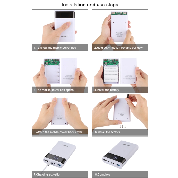 18650 diy power bank case